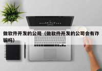 做软件开发的公司（做软件开发的公司会有诈骗吗）